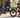 Rider completing an electric bike pre-ride safety inspection before leaving home