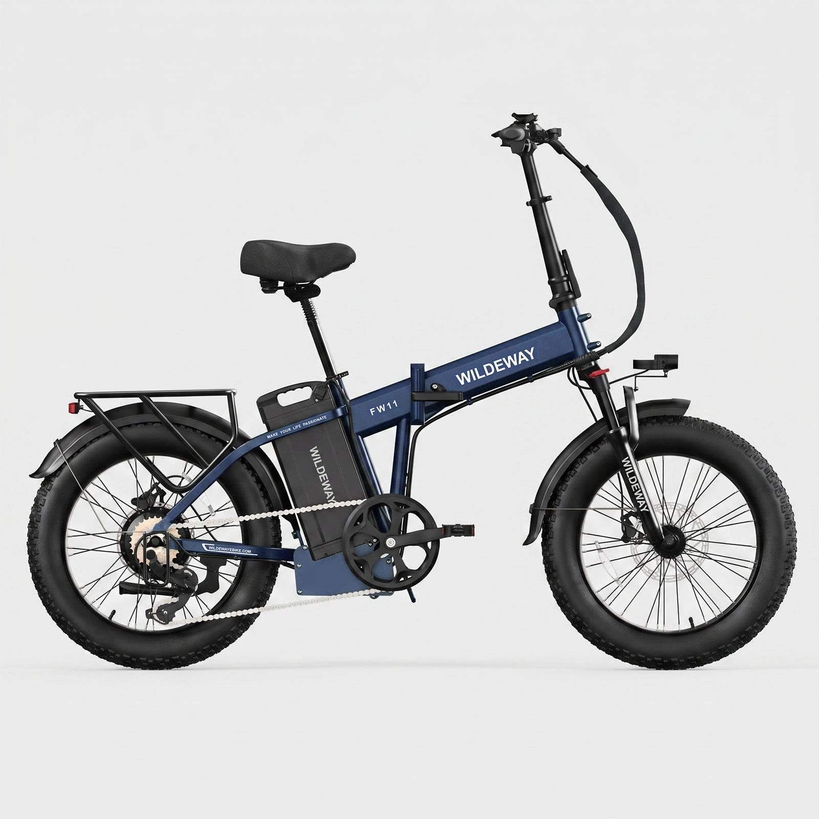 Folding Fat tire Long-Range E-Bike with 32Ah Battery