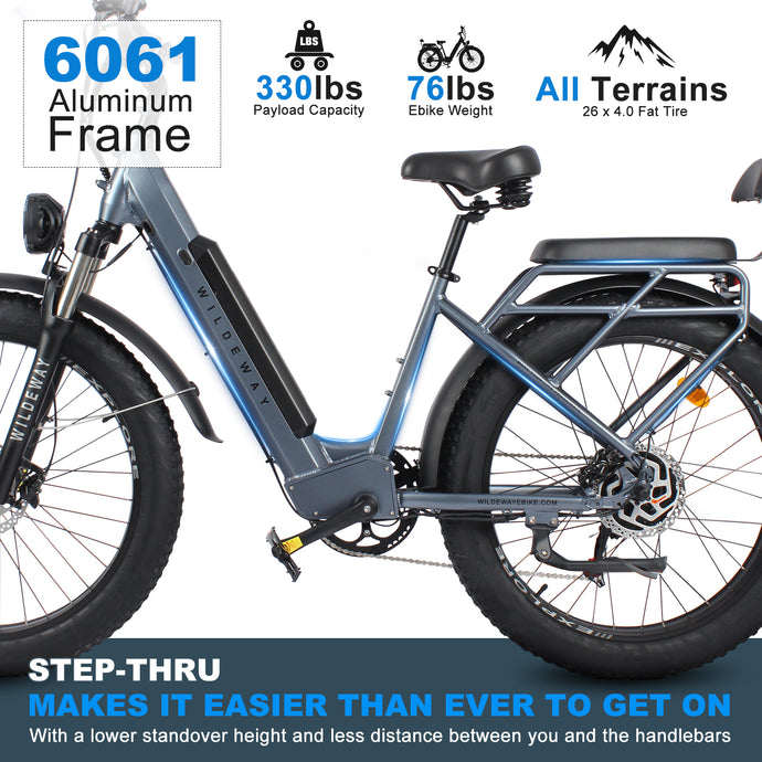 KW26 48V 15Ah Snow Electric Bicycle （Pick-up only） – WILDEWAY