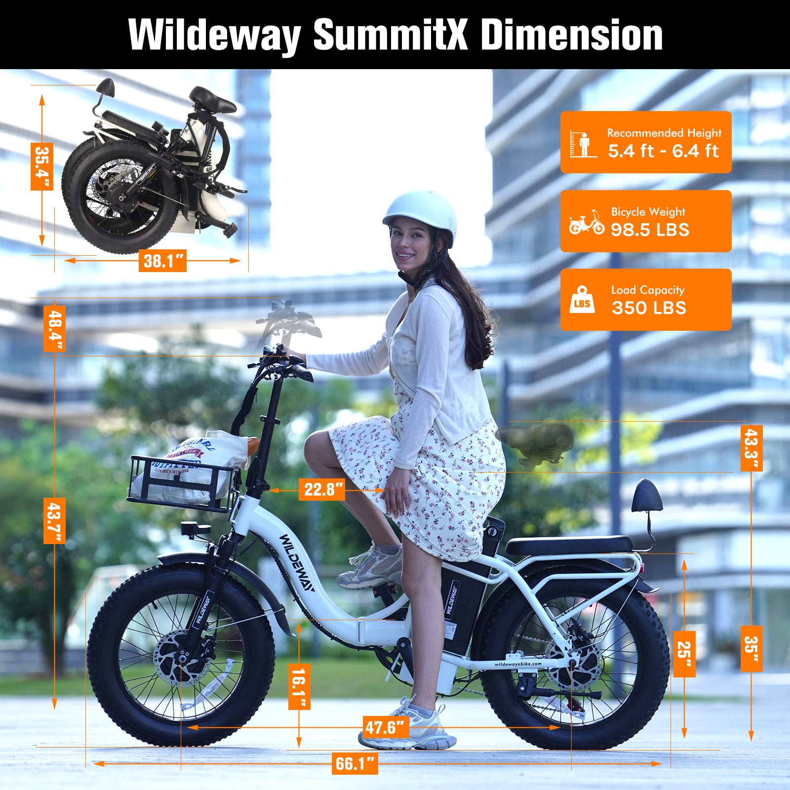 SummitX geometry and dimensions
