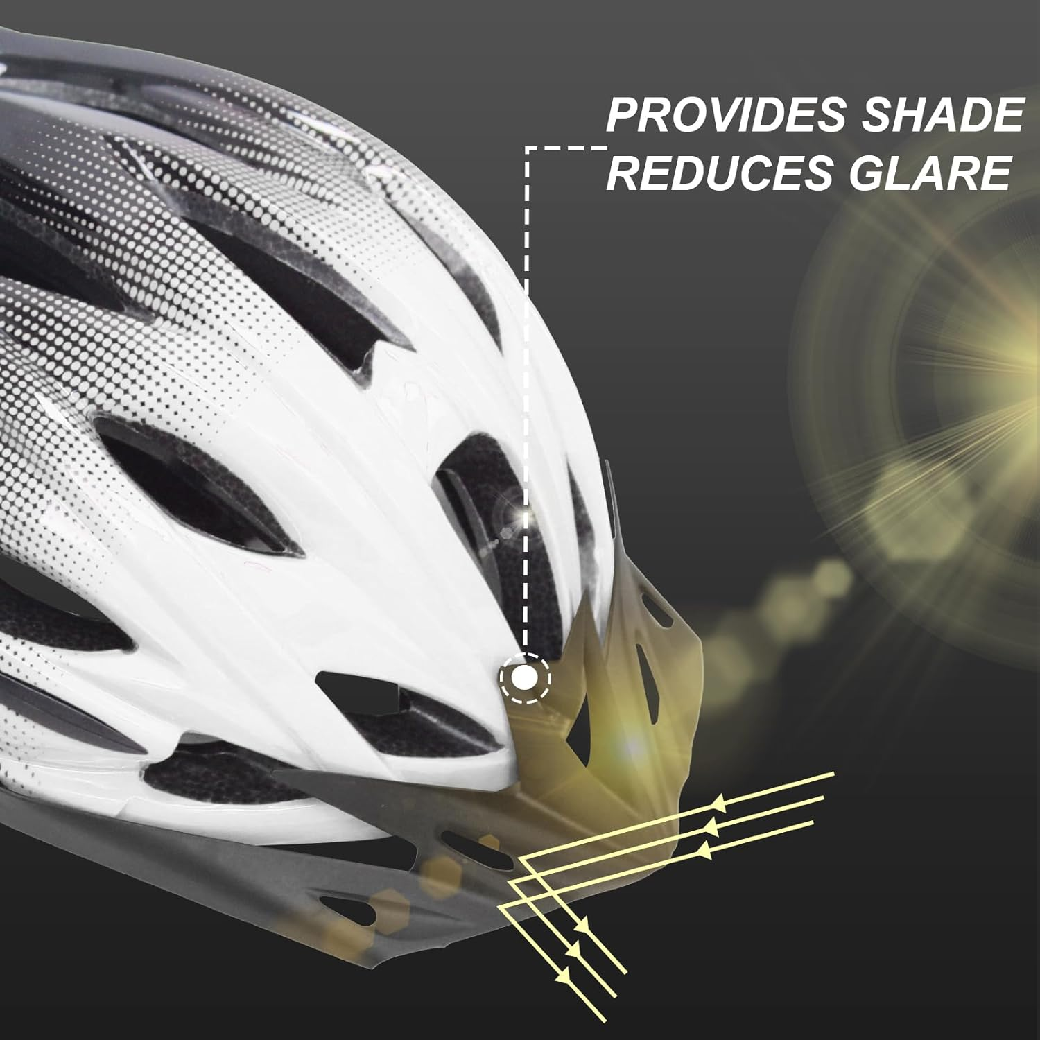 Adult Bike Helmet Lightweight Comfortable Adjustable for Men Women