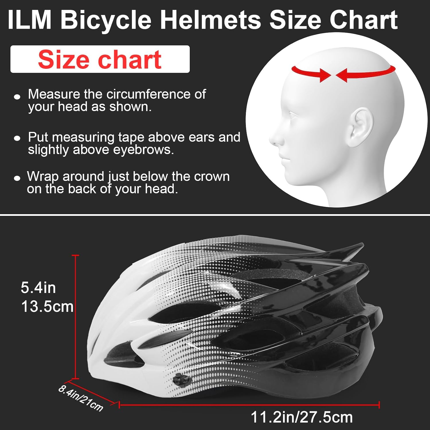 Adult Bike Helmet Lightweight Comfortable Adjustable for Men Women