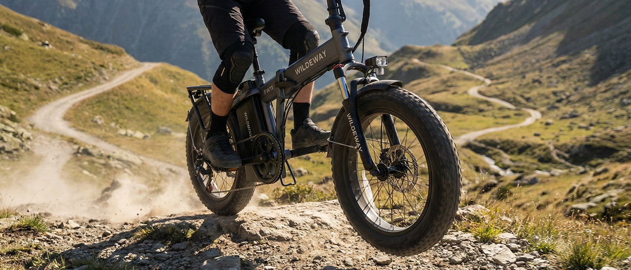 Folding Fat tire Long-Range E-Bike with 32Ah Battery | Wildeway