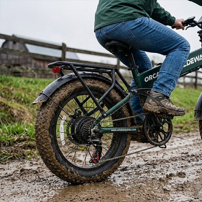 Folding Fat tire Dual Motor E-Bike with Full Suspension | Wildeway